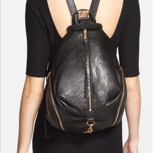 REBECCA MINKOFF  Backpack Black w/gold hardware